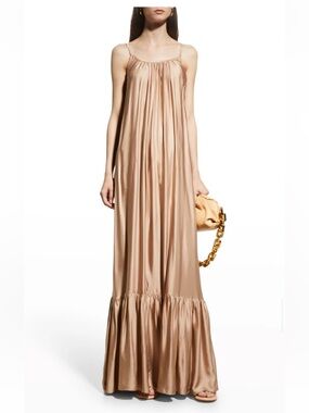 LACE The Label - Draped Silk Gown w/ Low-Cut Back - Women’s size L